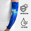 Blue Lightning UV Arm Sleeves (pair)