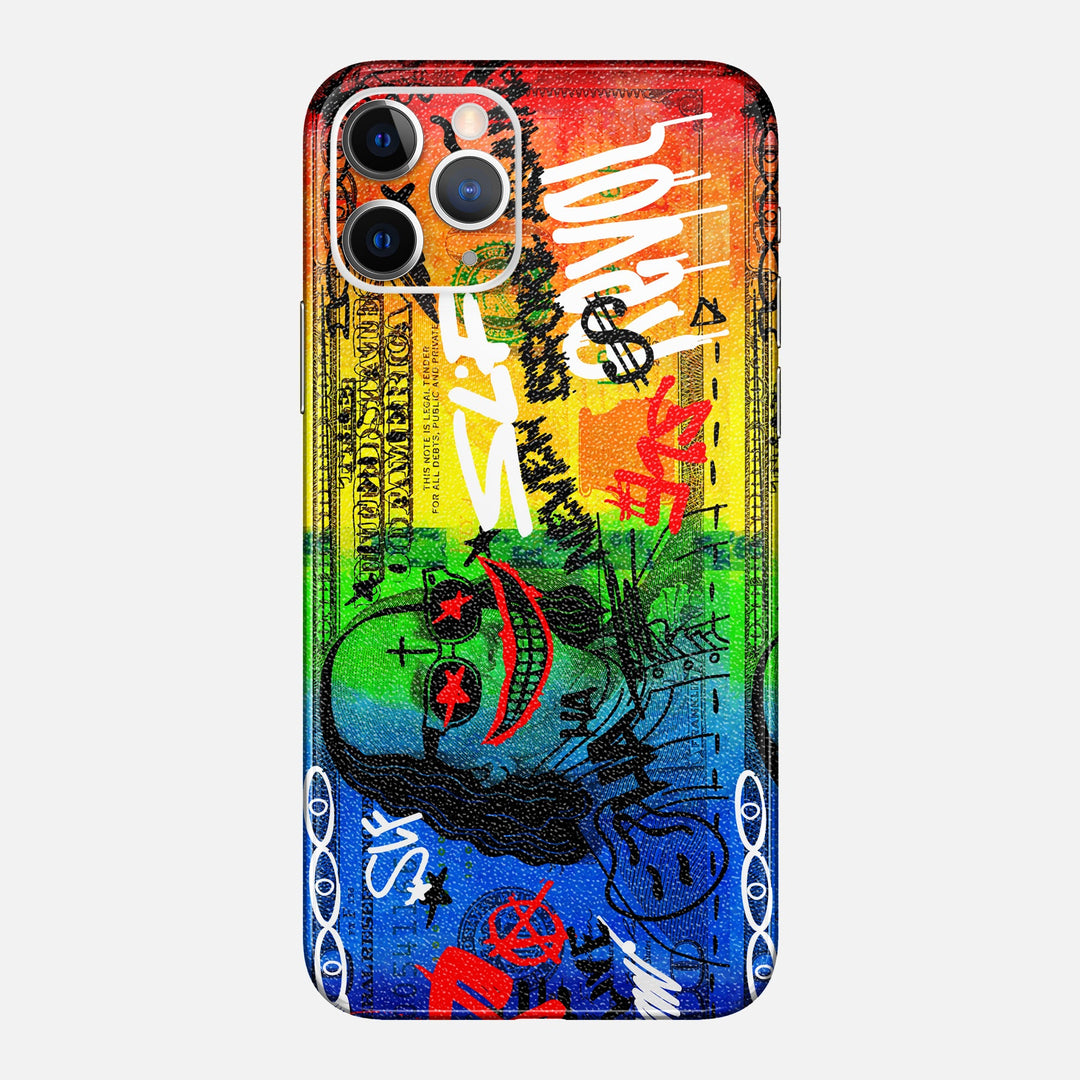 Money Benjamin Riot Skin for iPhone