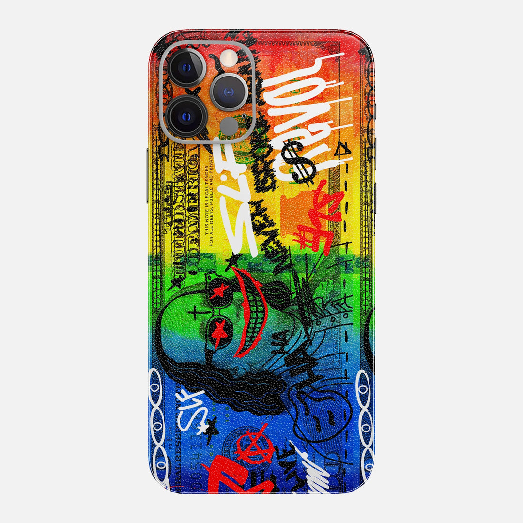Money Benjamin Riot Skin for iPhone