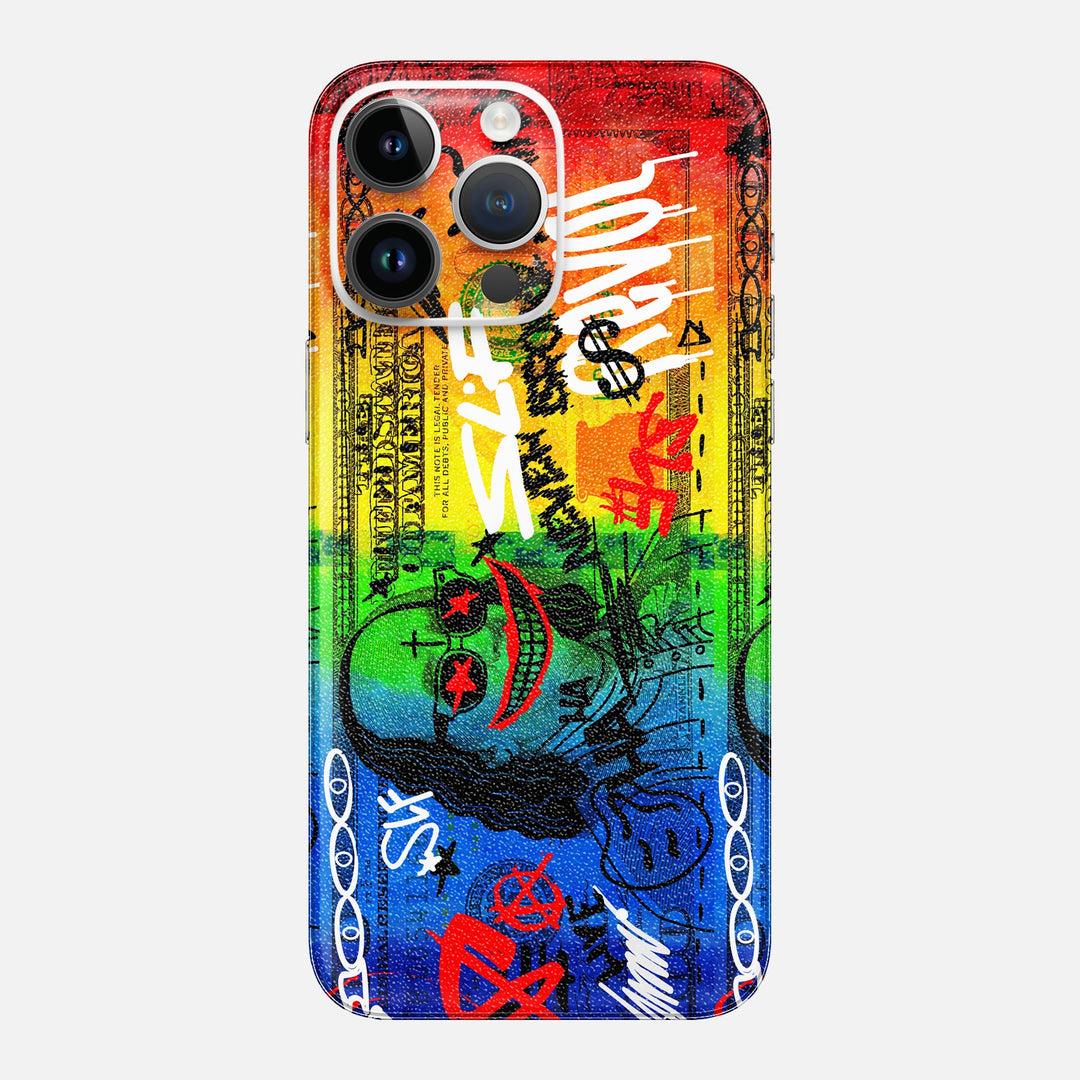 Money Benjamin Riot Skin for iPhone