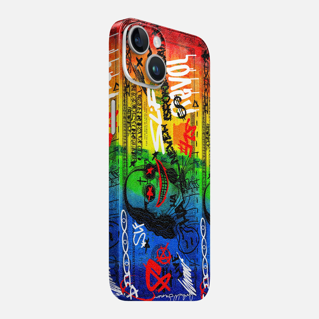 Money Benjamin Riot Skin for iPhone