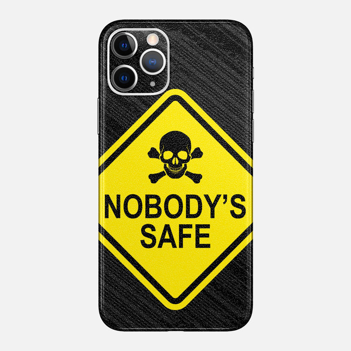Nobody's Safe Skin for iPhone