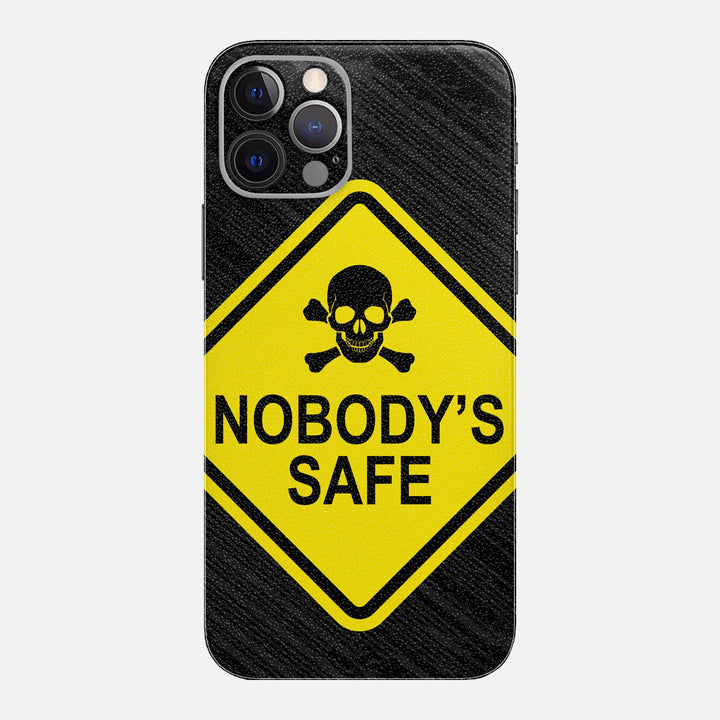 Nobody's Safe Skin for iPhone
