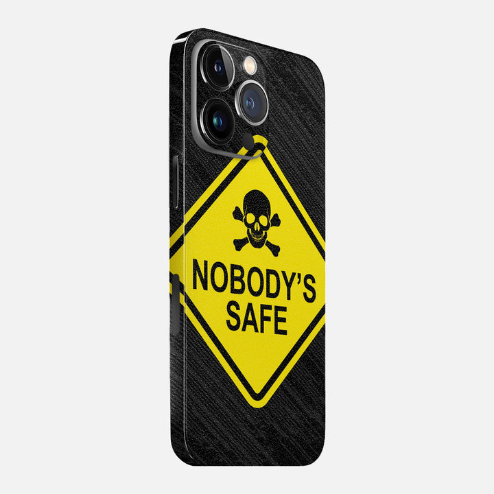 Nobody's Safe Skin for iPhone