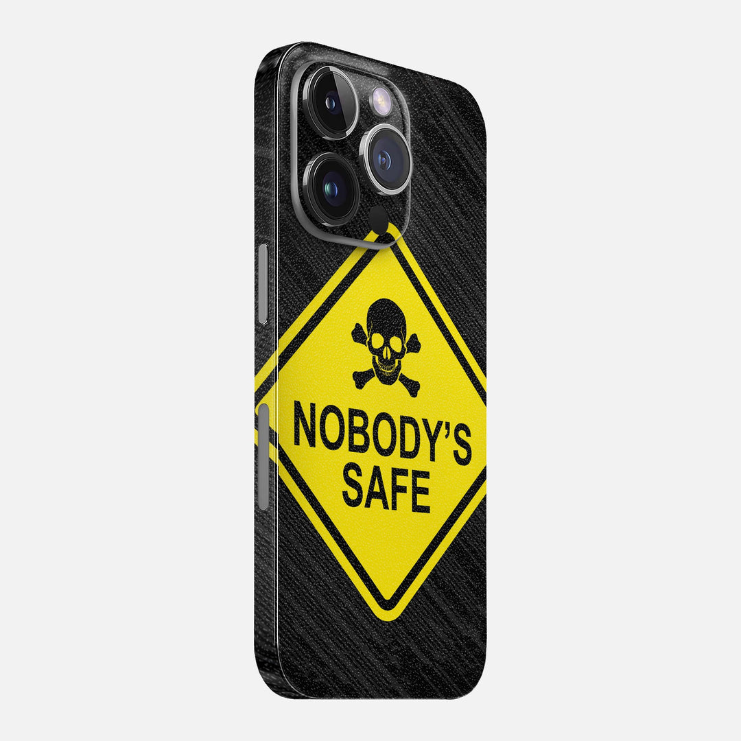 Nobody's Safe Skin for iPhone