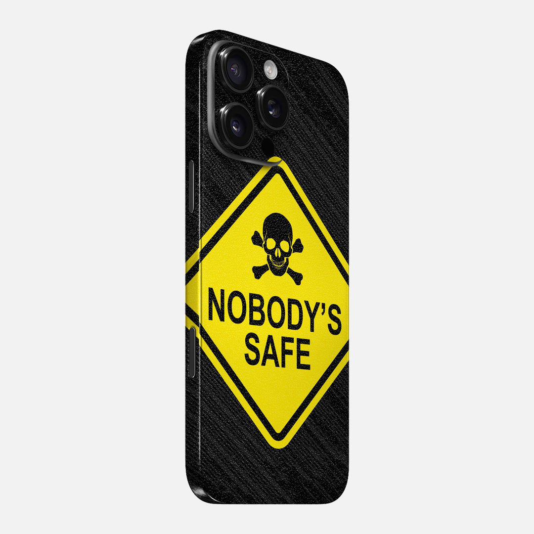 Nobody's Safe Skin for iPhone
