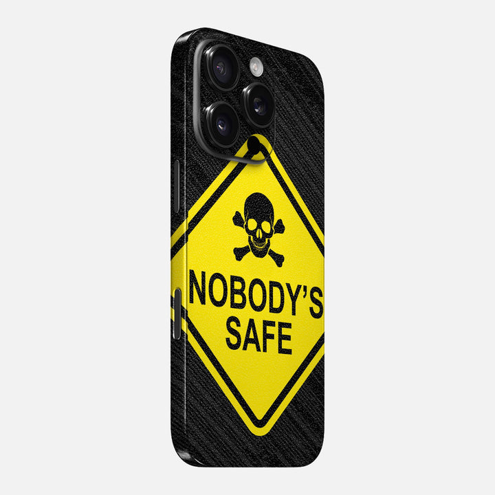 Nobody's Safe Skin for iPhone
