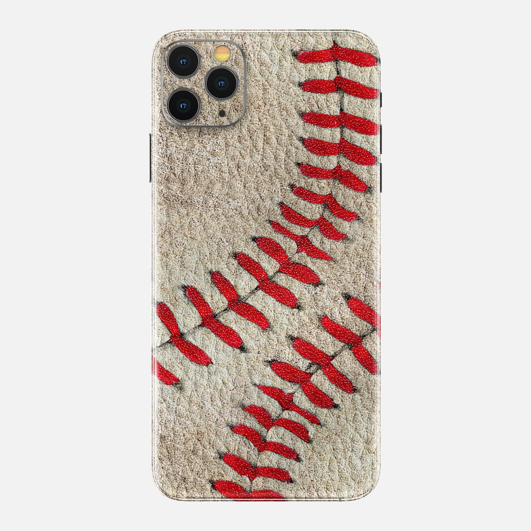 Old Baseball Lace Skin for iPhone