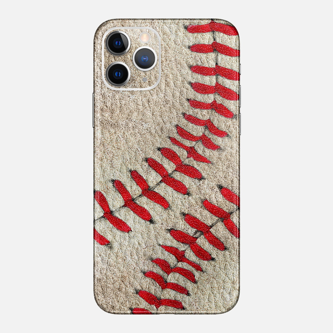 Old Baseball Lace Skin for iPhone