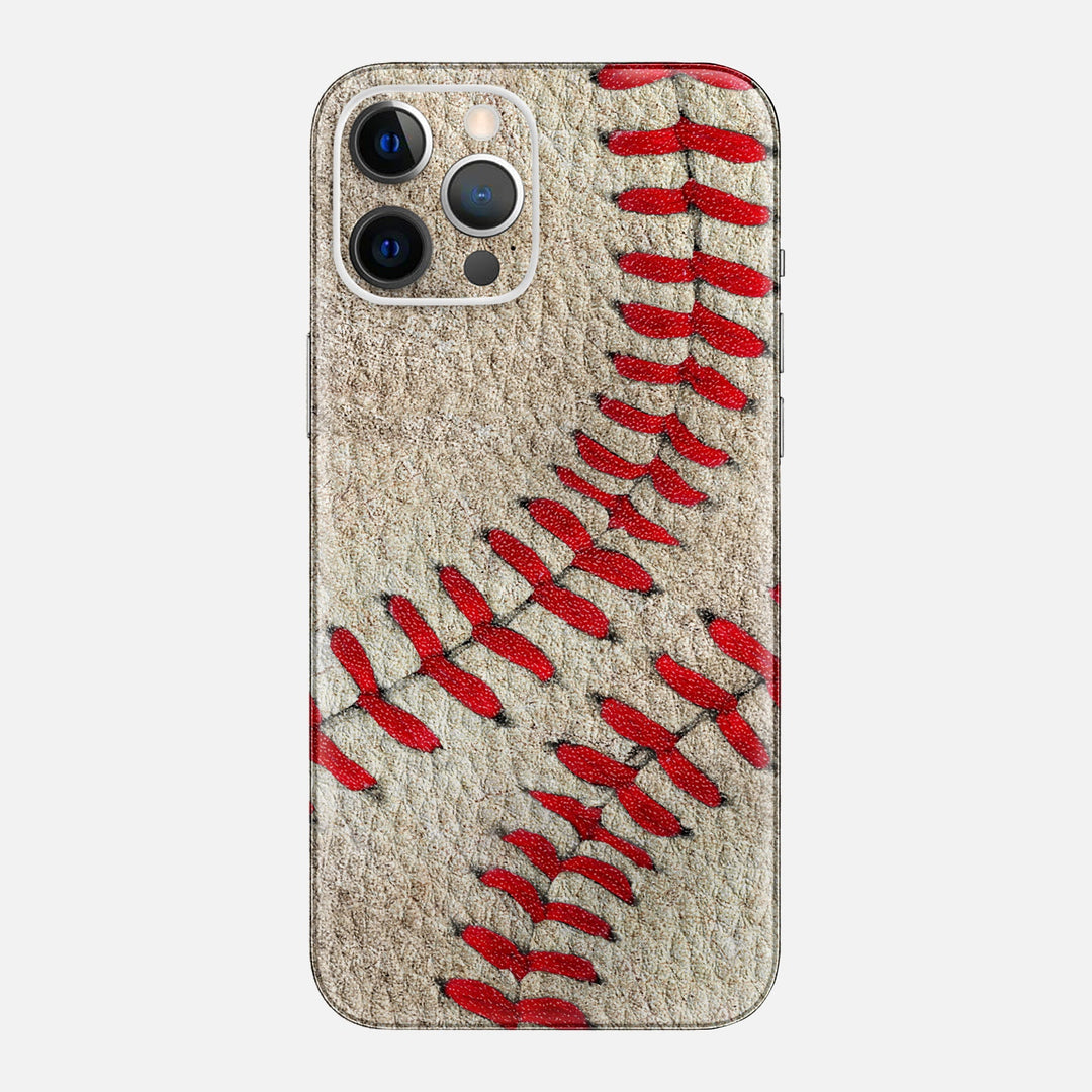 Old Baseball Lace Skin for iPhone