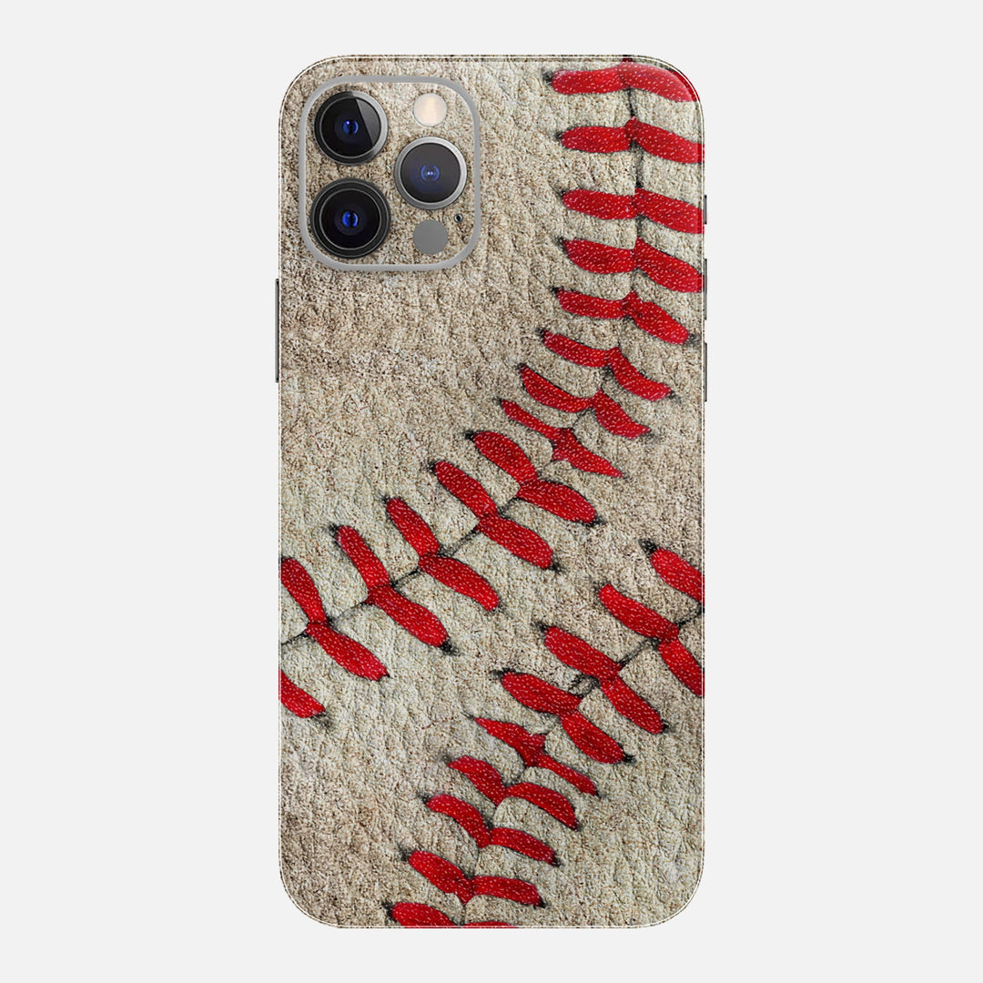 Old Baseball Lace Skin for iPhone