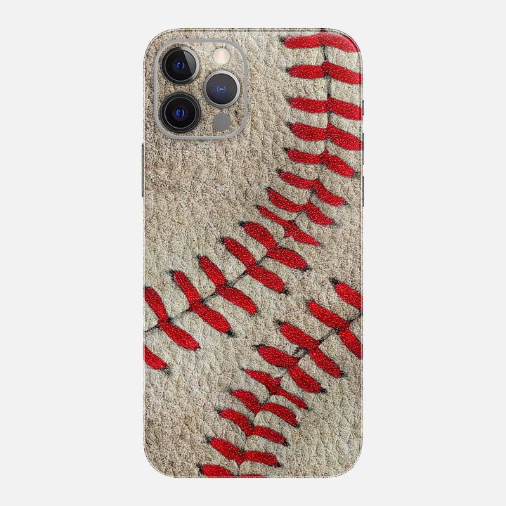 Old Baseball Lace Skin for iPhone