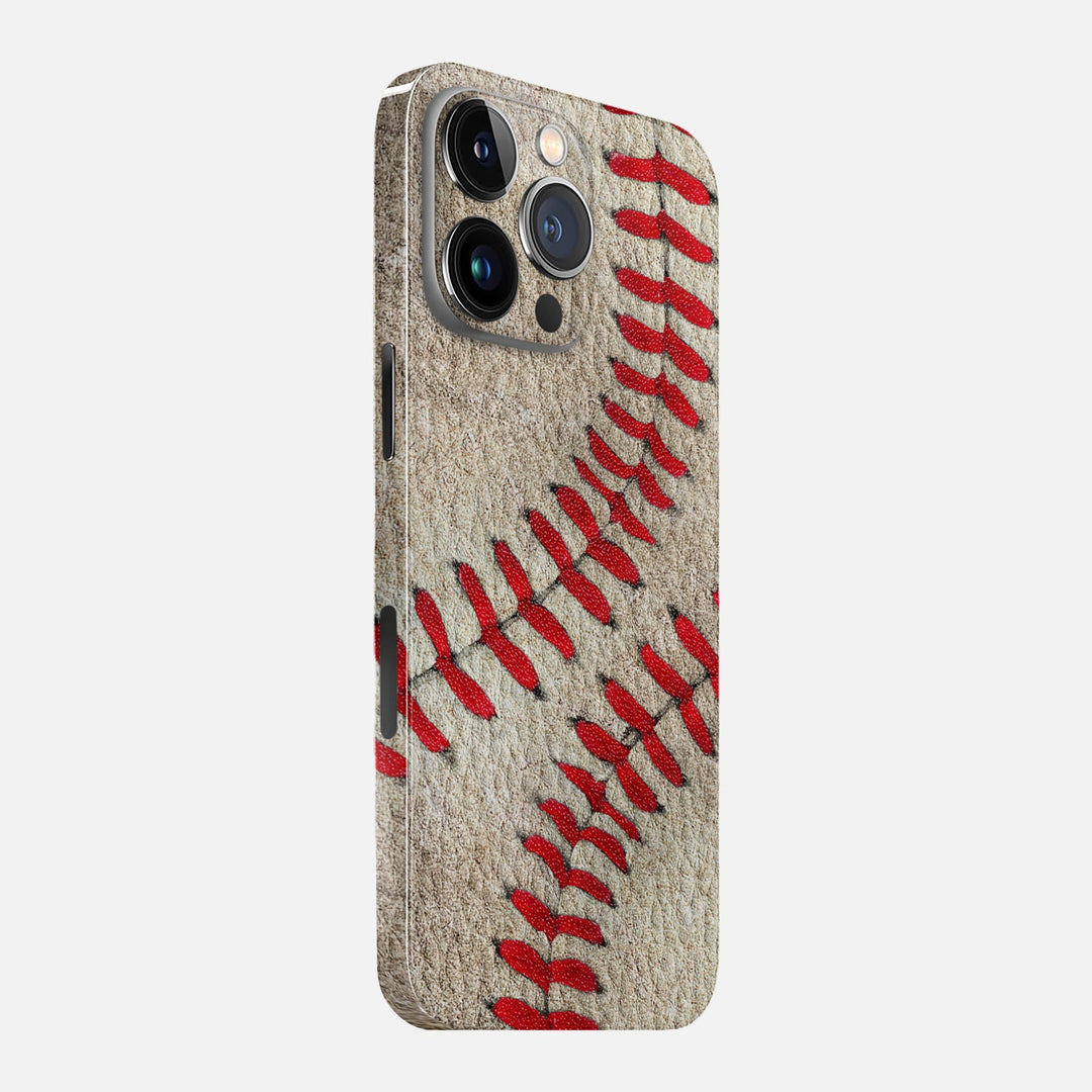 Old Baseball Lace Skin for iPhone