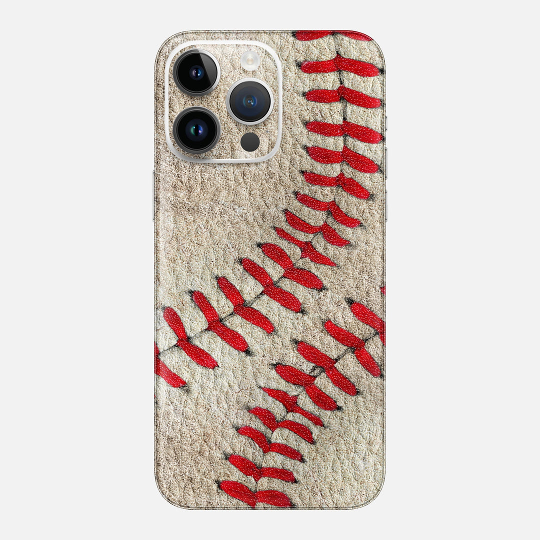 Old Baseball Lace Skin for iPhone