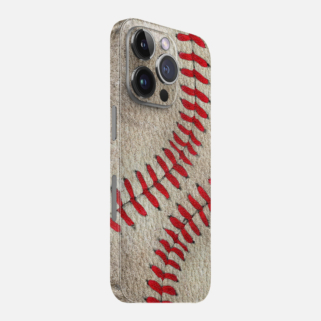 Old Baseball Lace Skin for iPhone