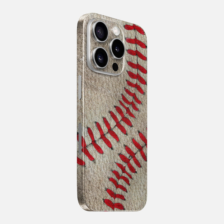 Old Baseball Lace Skin for iPhone