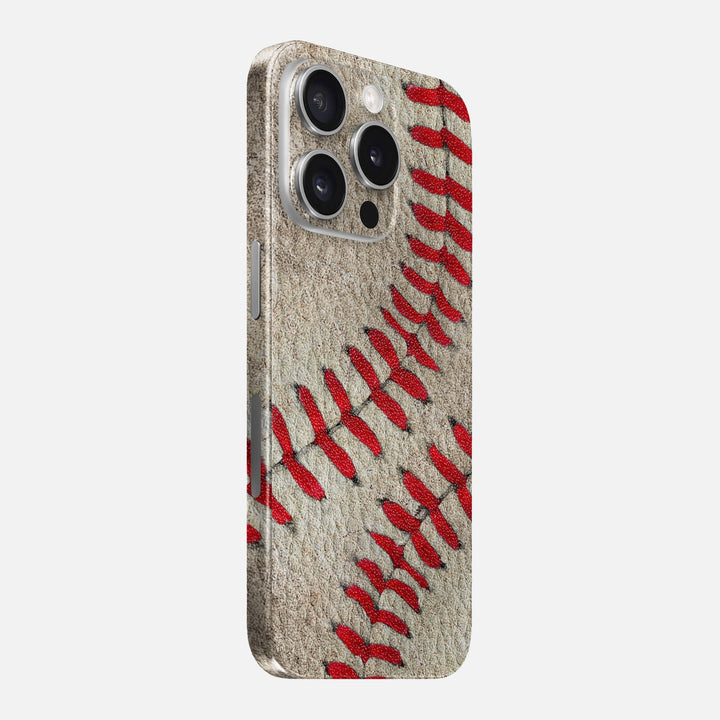 Old Baseball Lace Skin for iPhone