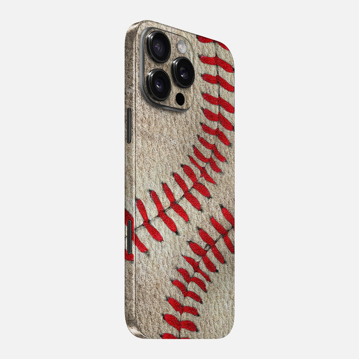 Old Baseball Lace Skin for iPhone