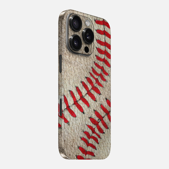 Old Baseball Lace Skin for iPhone