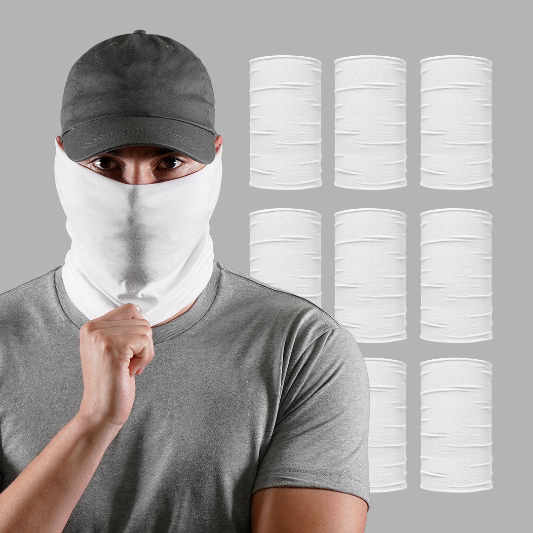 White Neck Gaiter Multi-Pack