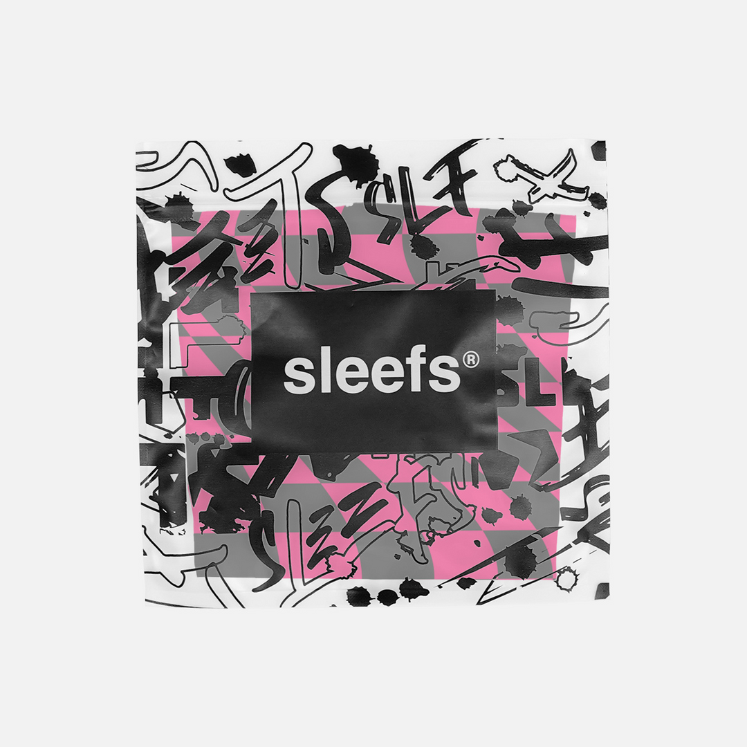 Pink Warped Checkered UV Arm Sleeves (pair)