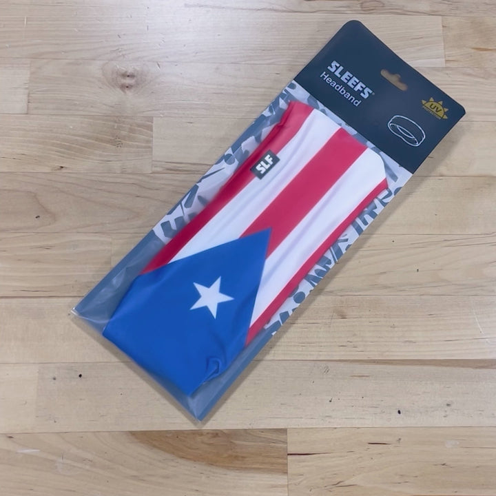 Puerto Rico Flag Headband