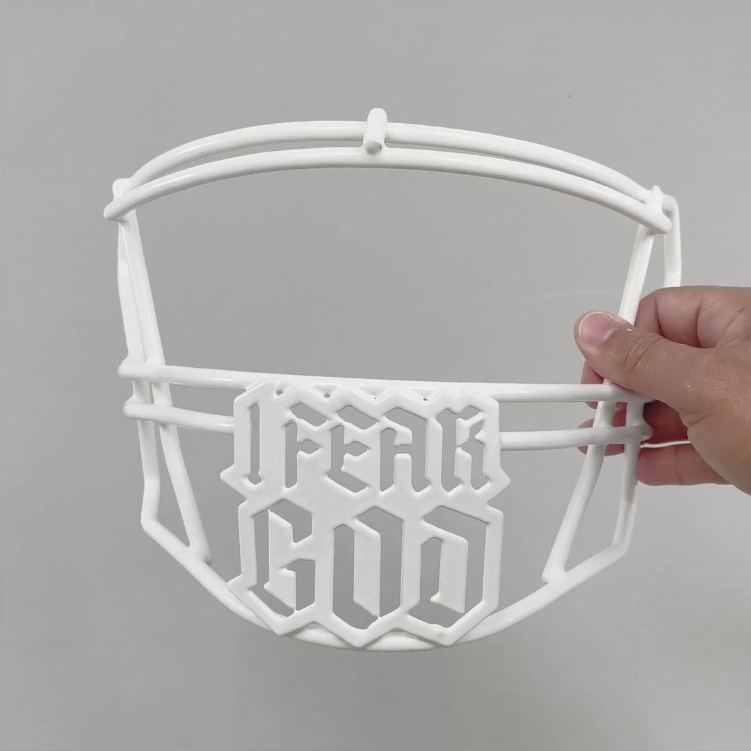 I Fear God Football Facemask for Riddell SpeedFlex