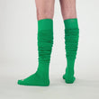 Hue Green Long Scrunchie Socks