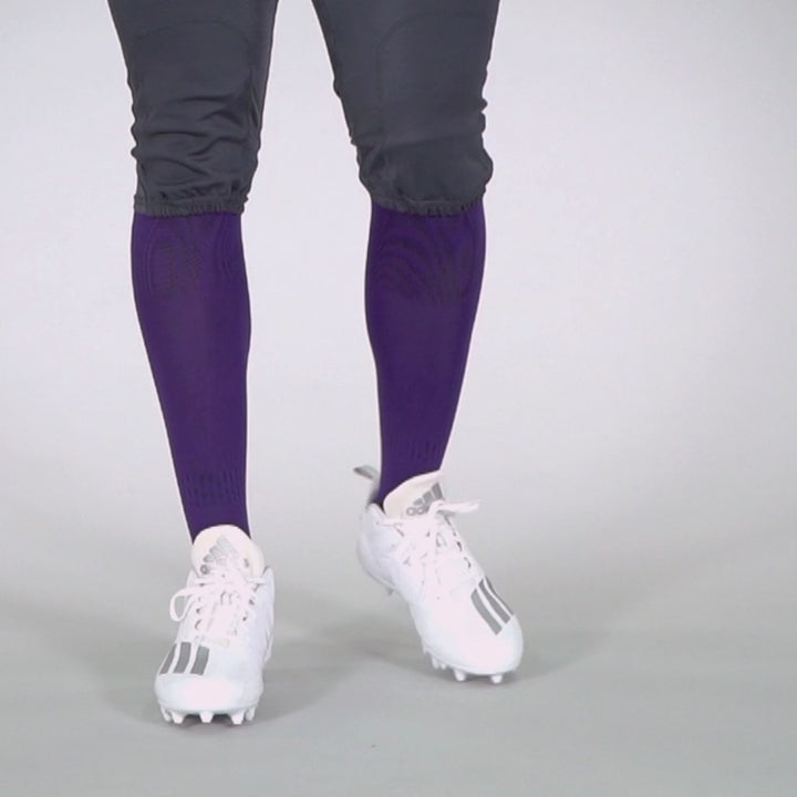 12 Pack Purple Over The Knee Sport Socks