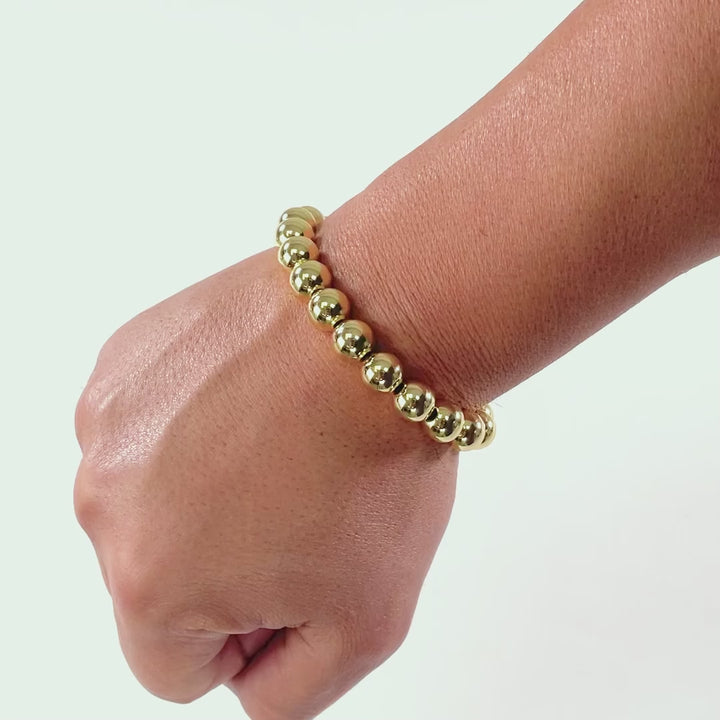 Gold Beaded Bracelet