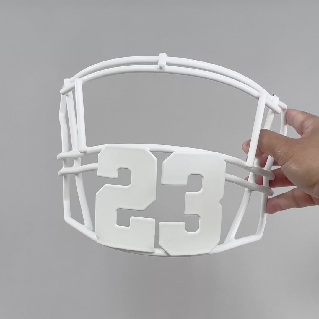 23 Jersey Font Football Facemask for Riddell SpeedFlex