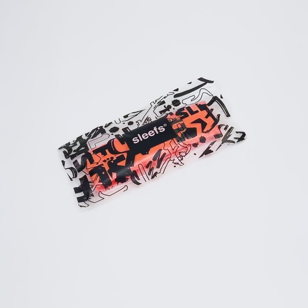 Hue Orange Thin Football Towel with Logo