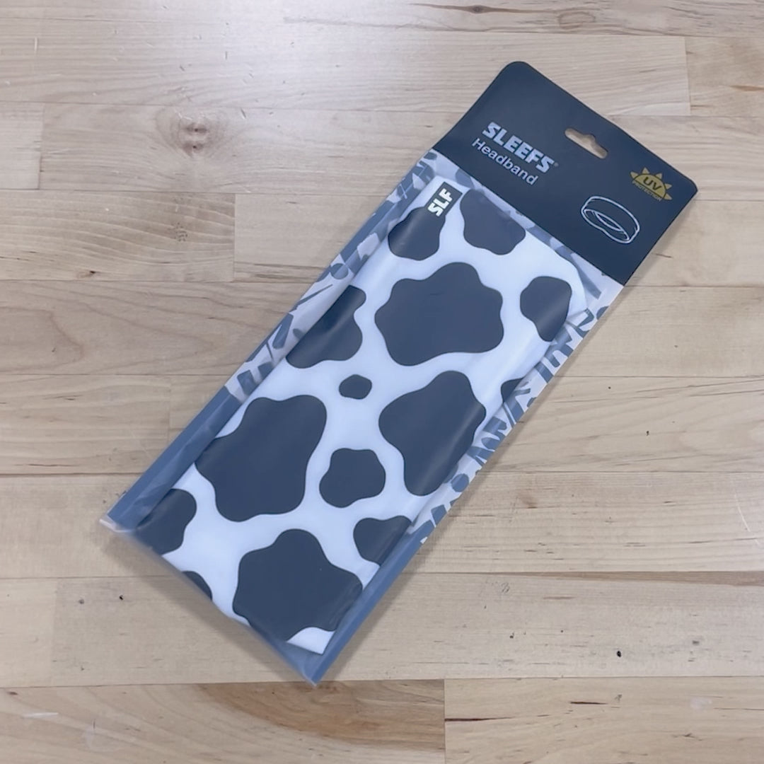 Cow Print Headband