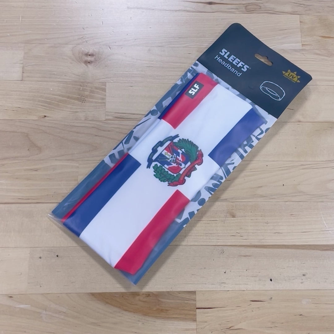 Dominican Republic Flag Headband
