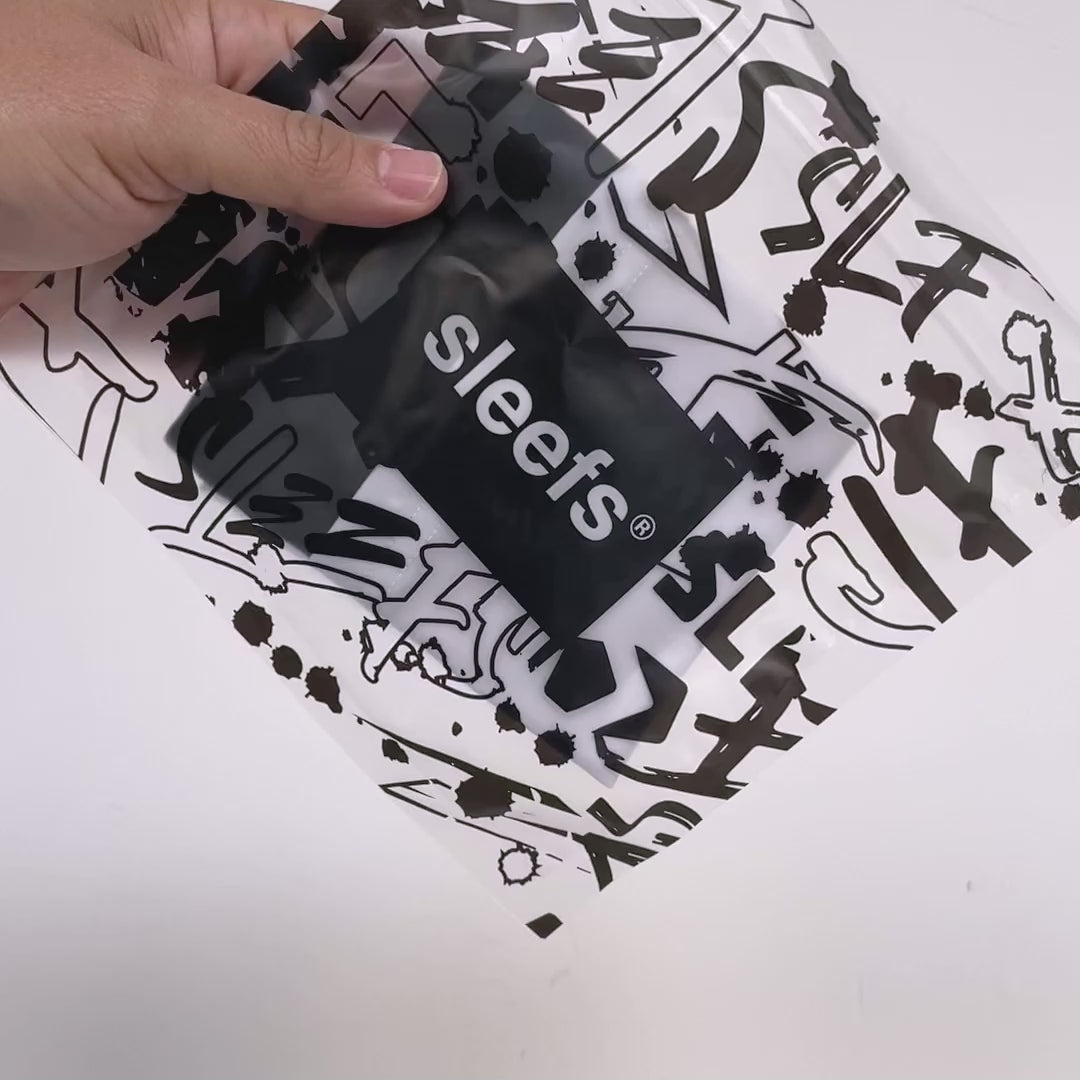 Faith Cross White Black Double Arm Sleeve