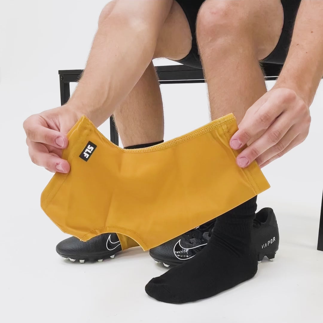 Hue Gold Spats / Cleat Covers
