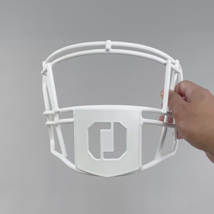 0 Stencil Font Football Facemask for Riddell SpeedFlex
