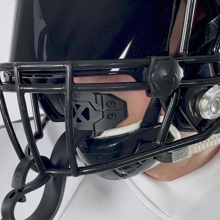 Basic Black X Football Mouthguard