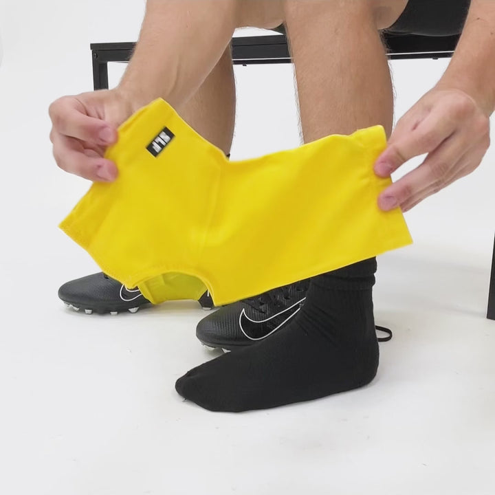 Hue Yellow Gold Spats / Cleat Covers