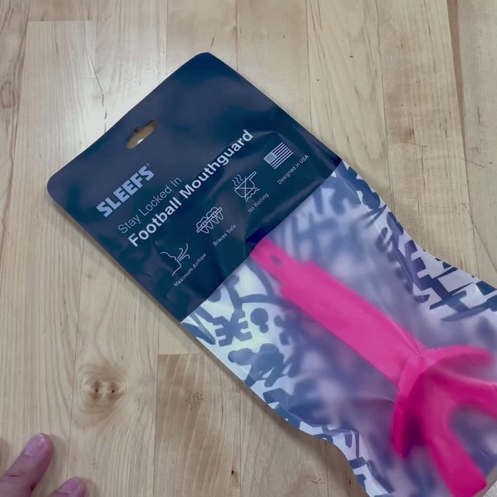 Hue Pink X Football Mouthguard