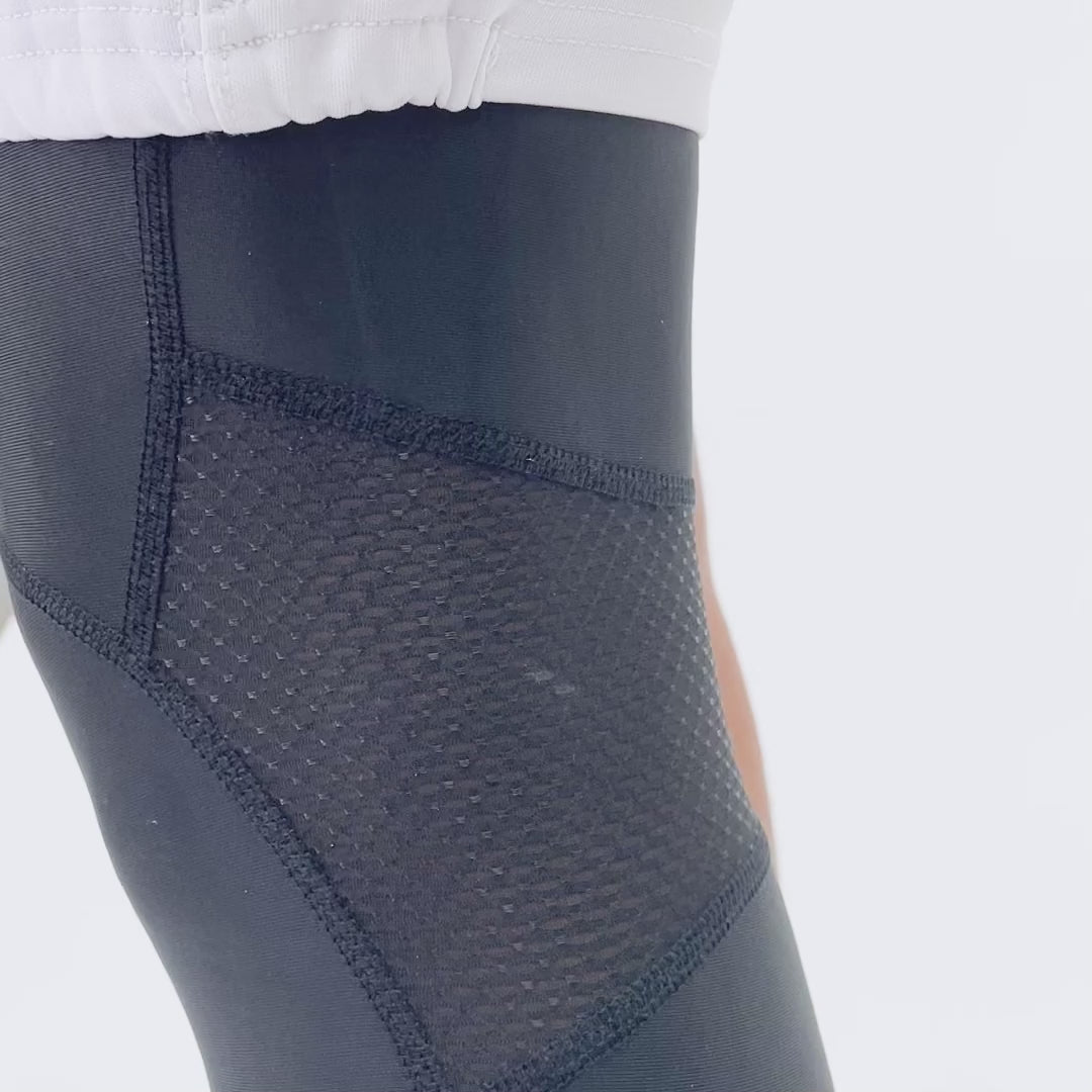 Black Football Pro Leg Sleeve