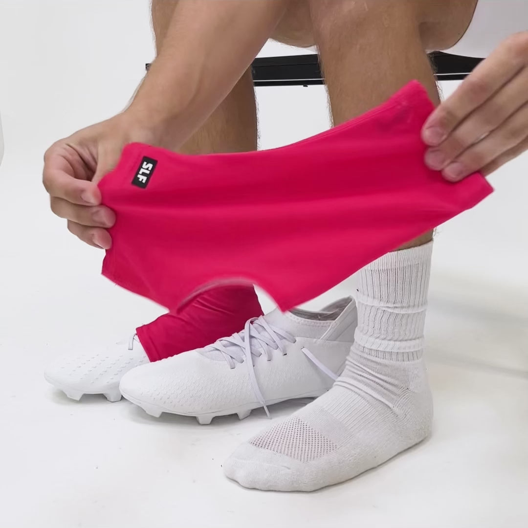 Hue Pink Spats / Cleat Covers