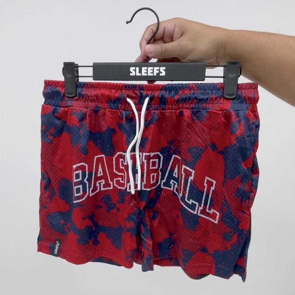 Baseball Camo Muted Color Shorts - 5"