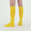 Hue Yellow Long Scrunchie Socks