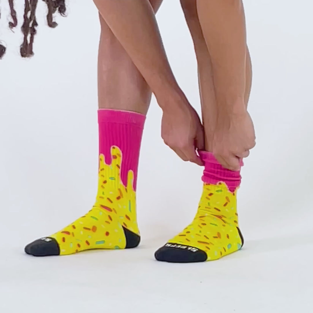 Sprinkle Splash Crew Socks