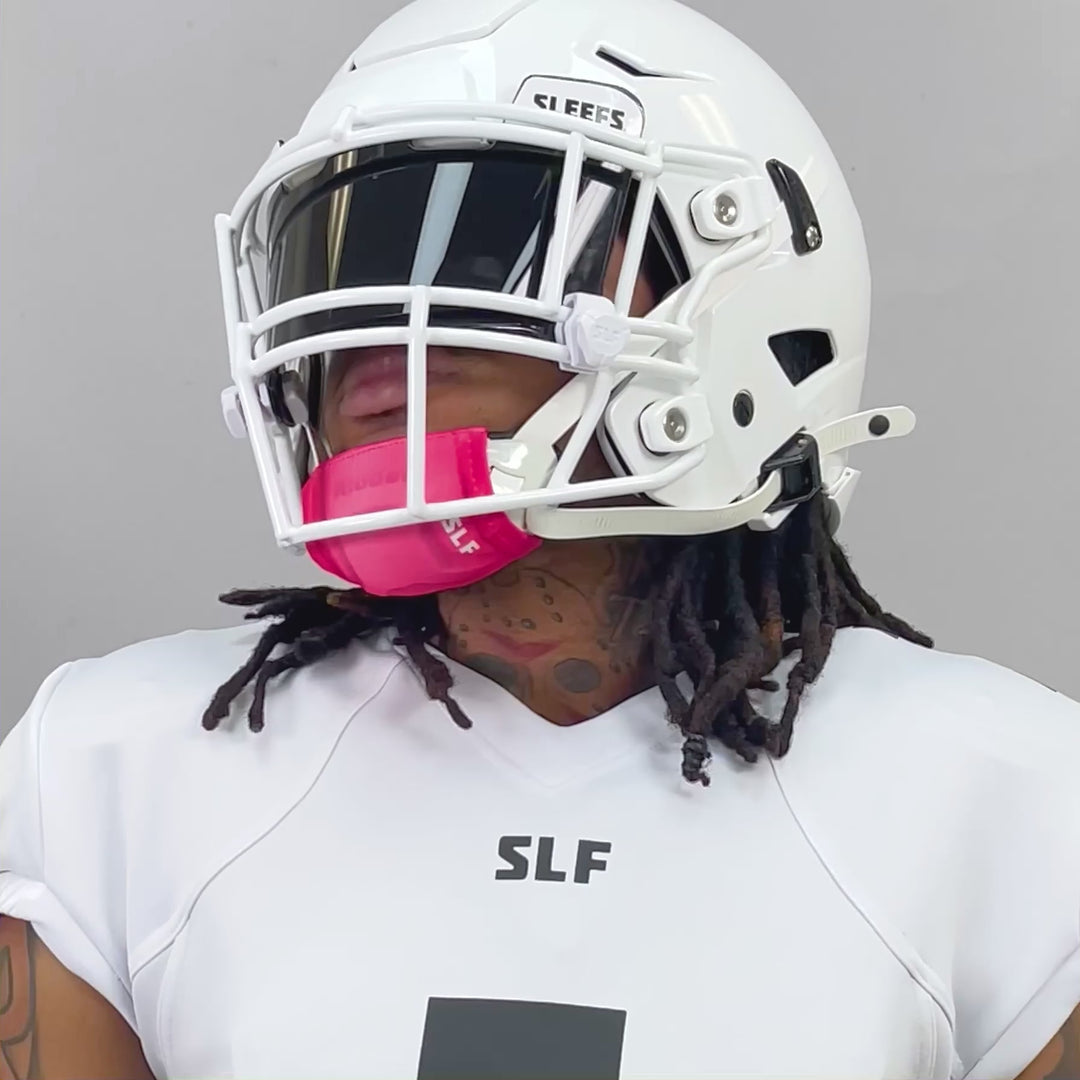 Hue Pink Chin Strap Cover