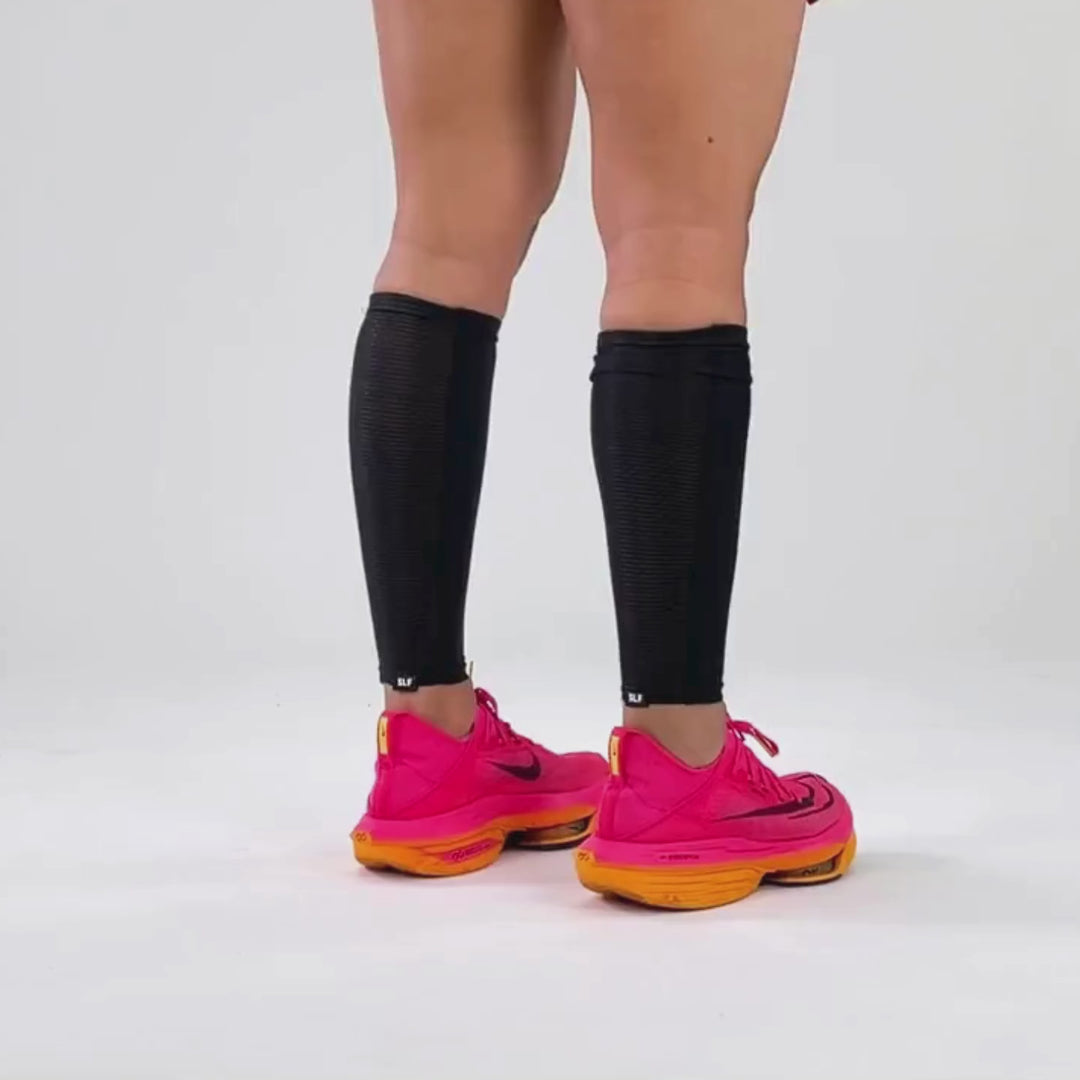 White Pro Calf Sleeves