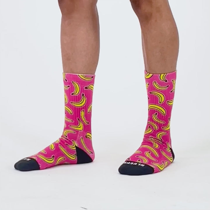 Banana Blitz Crew Socks