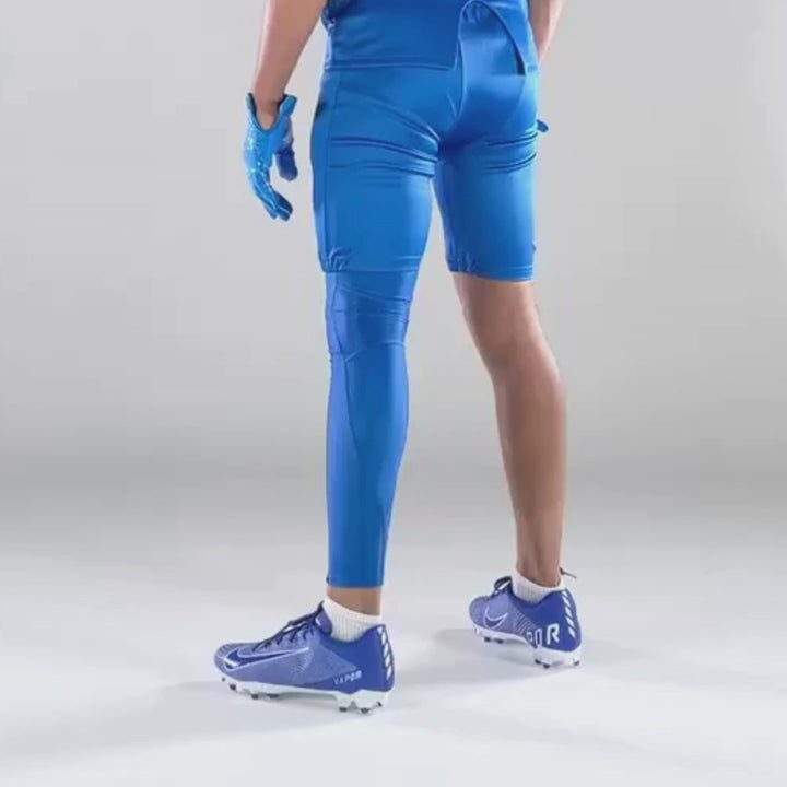 Hue Royal Blue Football Pro Leg Sleeve