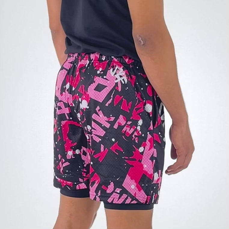 Pink Ribbon Hope Shorts - 7&quot;